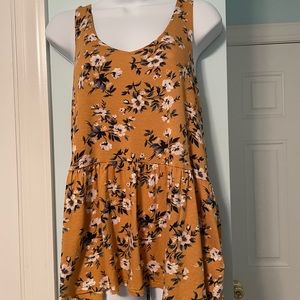 floral american eagle tank top